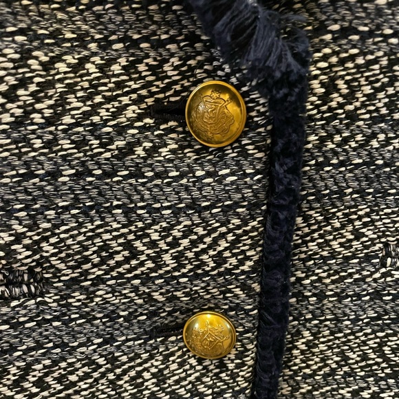 J. Crew Tweed Fringe Blazer - Picture 7 of 8